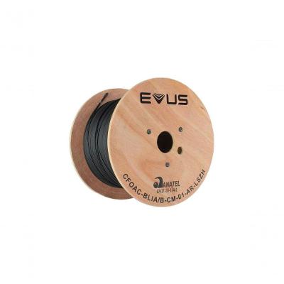 Cabo De Fibra Optica Evus Standard Drop Flat 1km 1fo