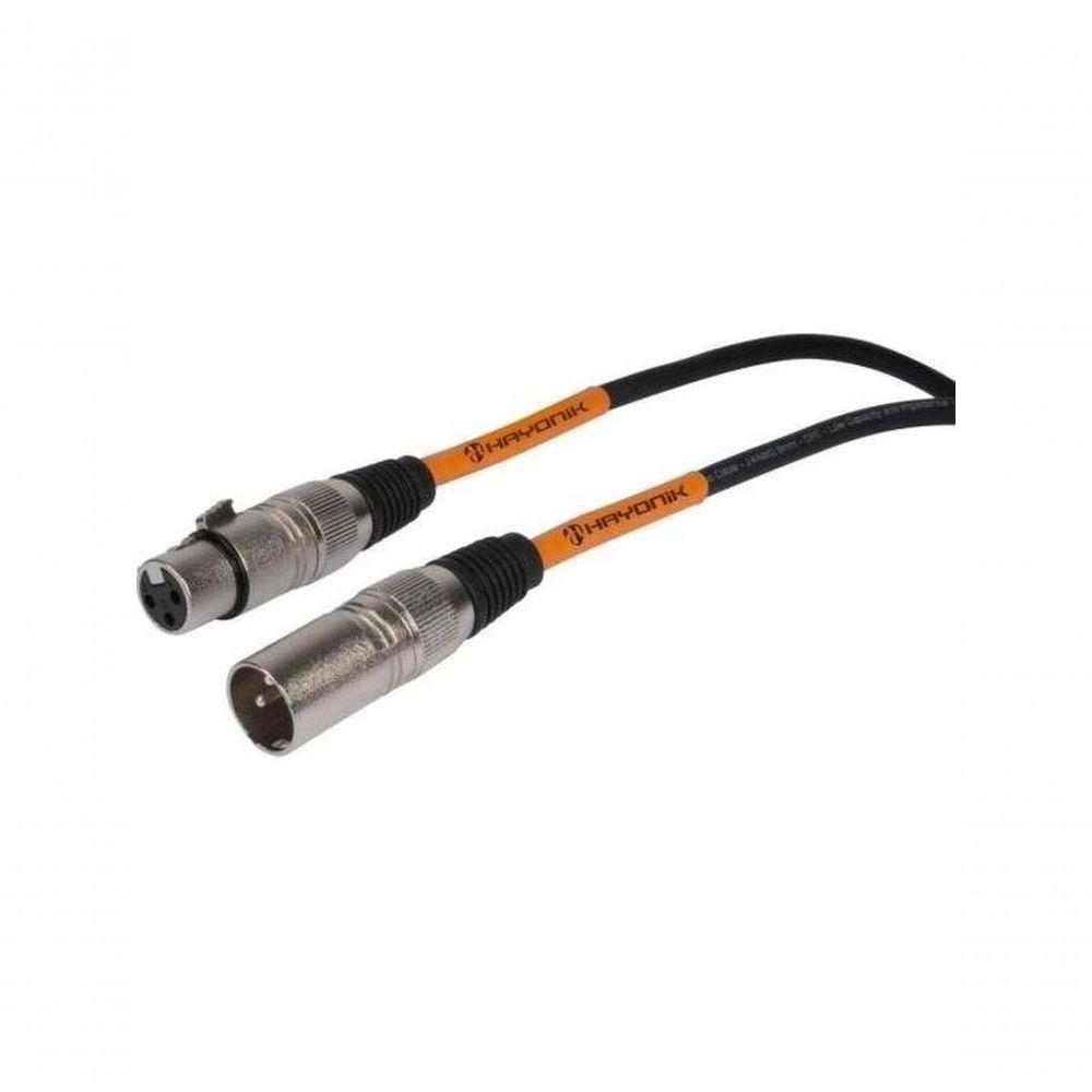Cabo Para Microfone Player Xlr(f) X Xlr(m) 10m Preto Hayonik - 3
