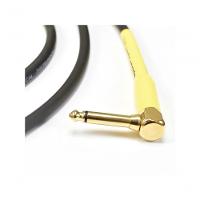 Cabo De Guitarra Shogun 0,75mm Conector Em Ouro P10-p10 90º 20ft 6,10 Metros Preto - 2