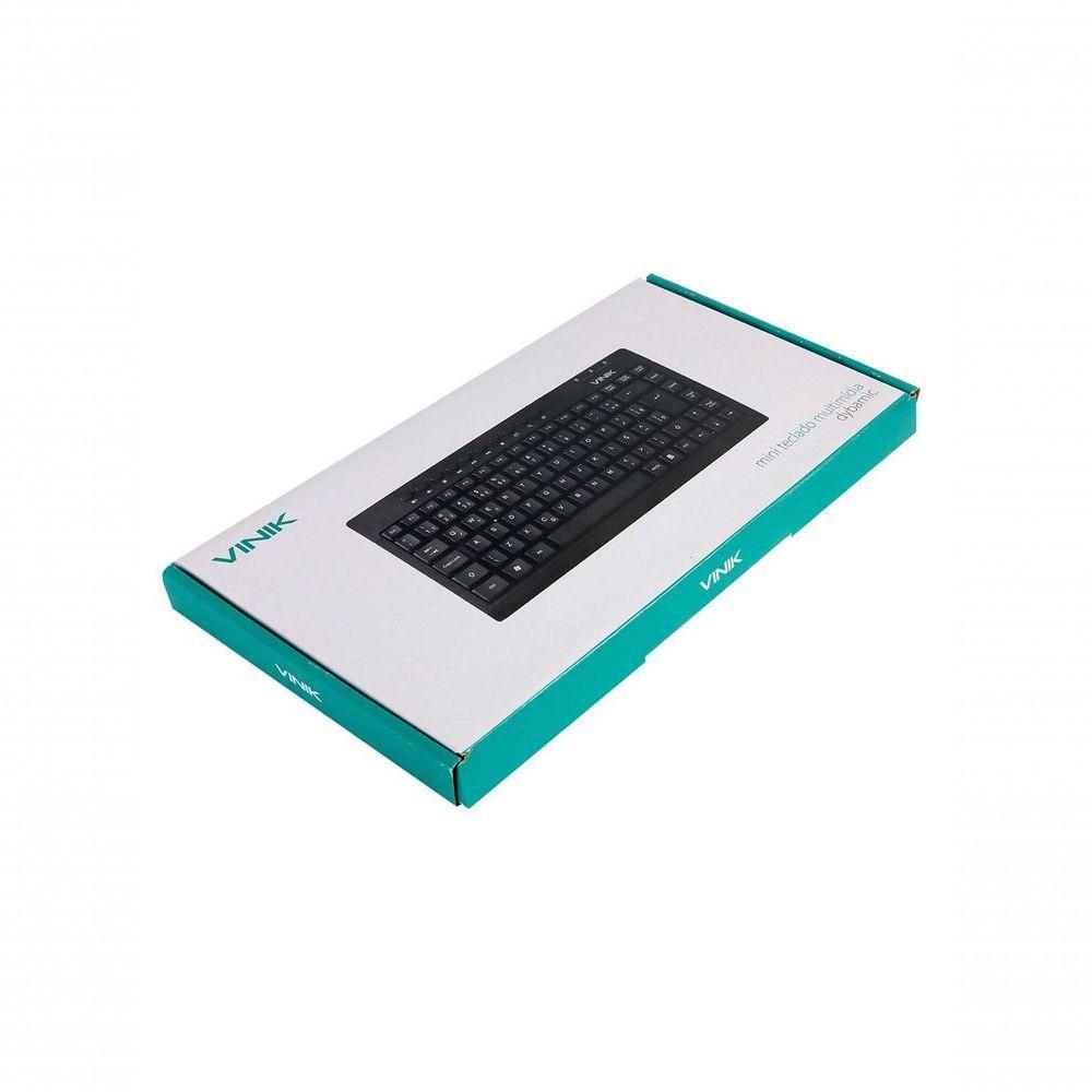 Mini Teclado Usb Multimidia Dynamic 10 Teclas Multimidia Abnt2 Cabo 1.8m - Vinik - Dt111 - 8