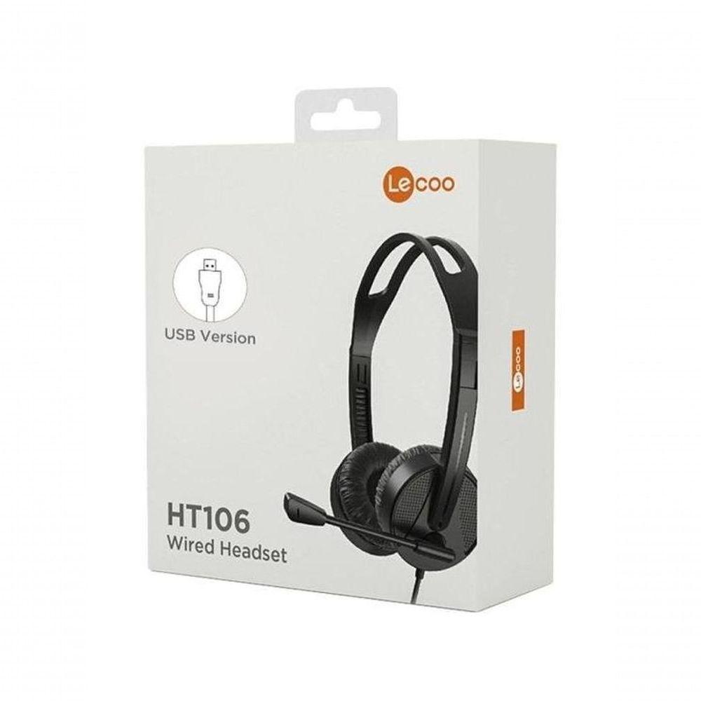 Fone De Ouvido Com Microfone Usb Lecoo Ht106 - 4