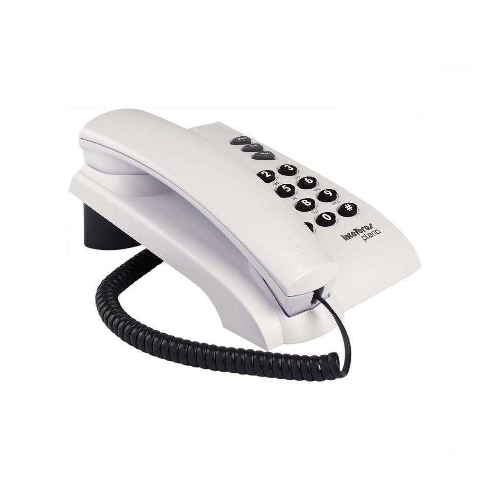 Telefone Intelbras Pleno Cinza Artico Com Chave Com Fio 4080058 - 2