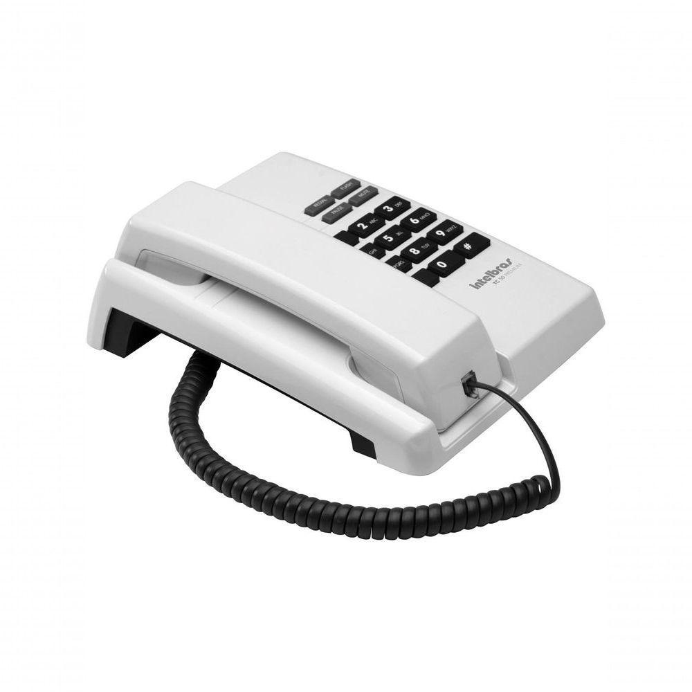 Telefone Tc50 Premium Branco Função Flash, Redial, Pause E Mute 4080085 - 3