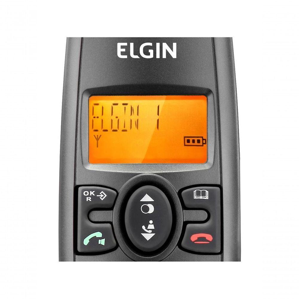 Telefone Sem Fio Elgin Tsf-8003 Com 2 Ramais - 2