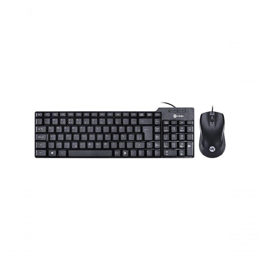 Kit Teclado E Mouse Usb Dynamic - Mouse 1000 Dpi Cabo 1.8 Metros - Vinik - Cd100 - 7