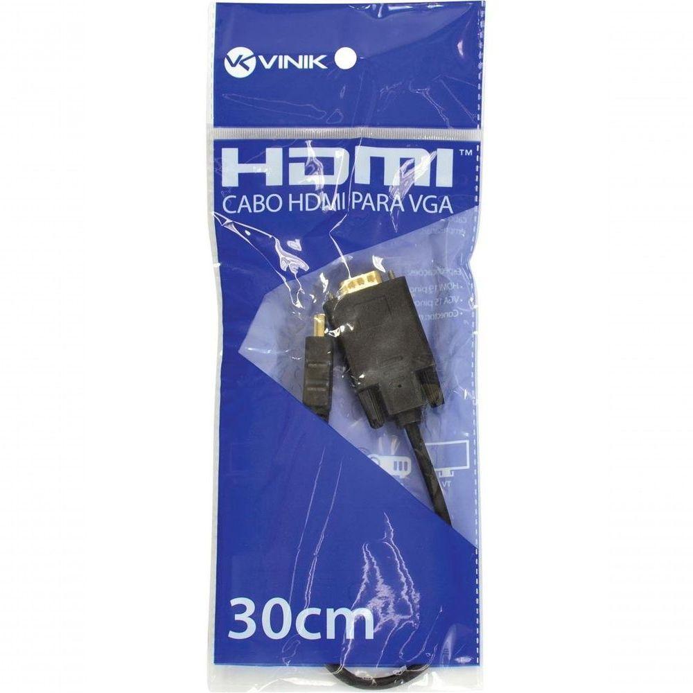 Cabo Conversor Hdmi X Vga 1080i 30cm - 4
