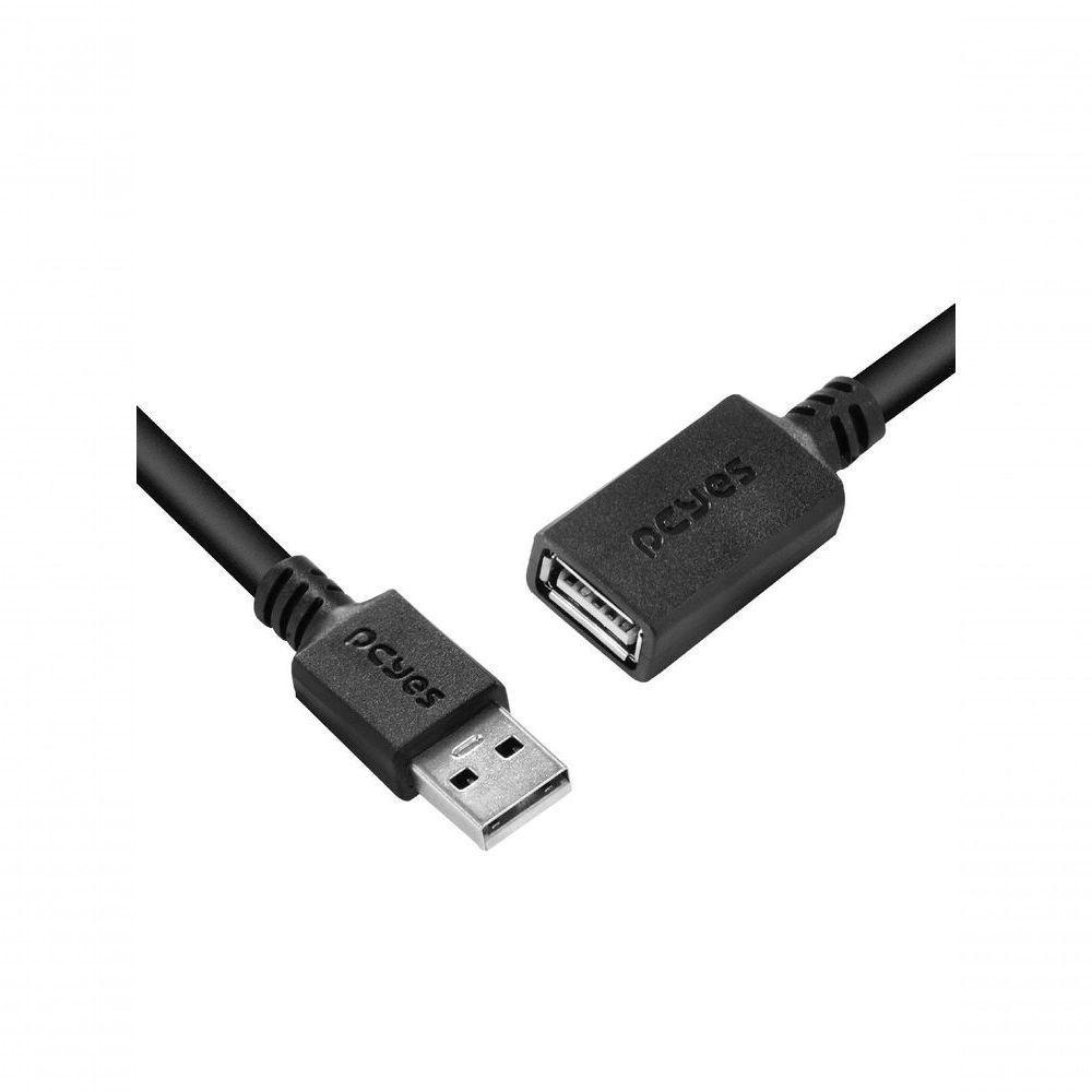 Cabo Extensor Usb A 2.0 Macho Para Usb A 2.0 Femea 28awg Puro Cobre 1 Metro - Puamf2-1 - 4