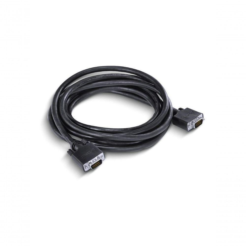 Cabo De Vídeo Vga 15 Pinos Macho Para Vga 15 Pinos Macho 28awg Puro Cobre 3 Metros - Pvm15-3 - 5