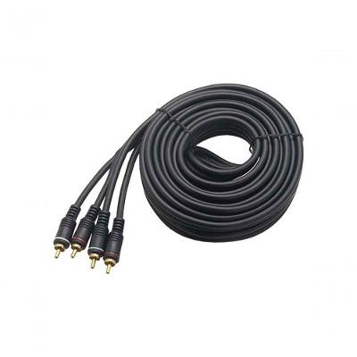 Cabo De Audio 2 Rca + 2 Rca 5 Metros Preto Tdbc6735g