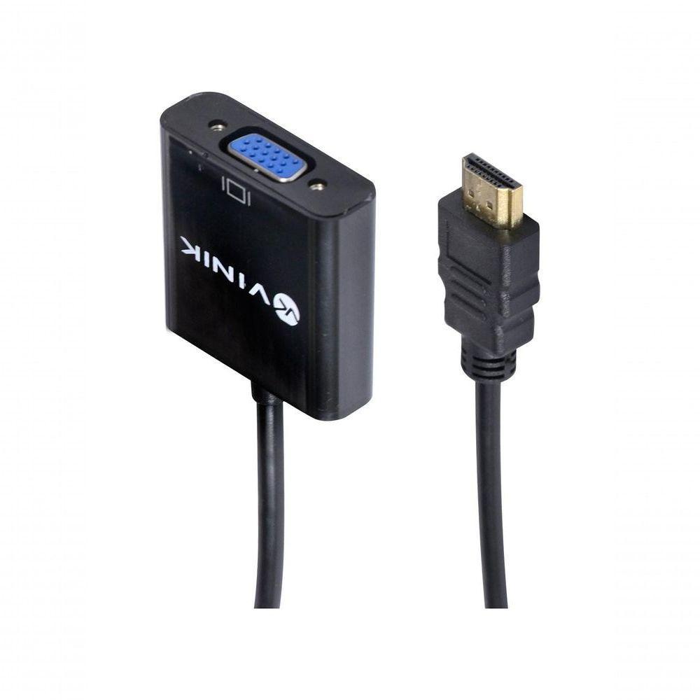 Cabo Adaptador Conversor Hdmi Macho Para Vga Fêmea 25cm - 2