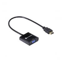 Cabo Adaptador Conversor Hdmi Macho Para Vga Fêmea 25cm - 1