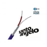 Cabo Para Microfone Santo Angelo Sc-30 Balanceado Azul 100 M - 5