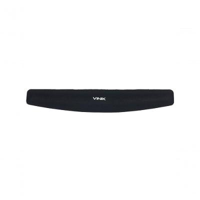 Apoio De Pulso Em Gel Com Acabamento Em Tecido Preto Para Teclado - Apg-10p