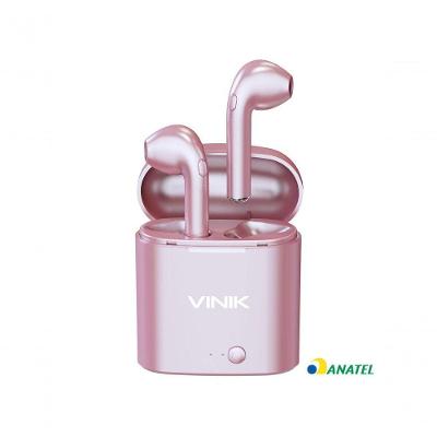 Fone De Ouvido Bluetooth Easy W1+ Tws True Wireless - Rose