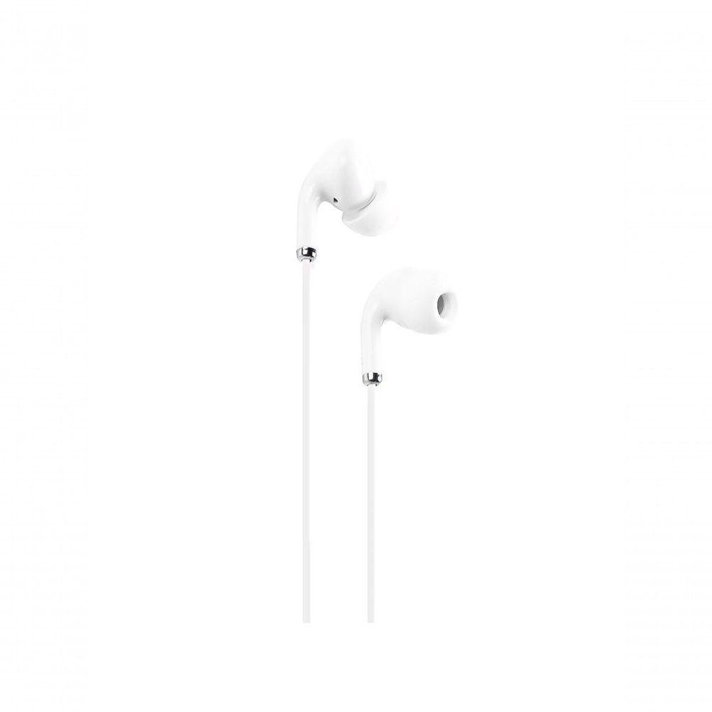 Fone De Ouvido Sound Pods Branco Com Microfone Cabo 1.2m Plug 3.5mm Estereo P3 - Sp220b - 2