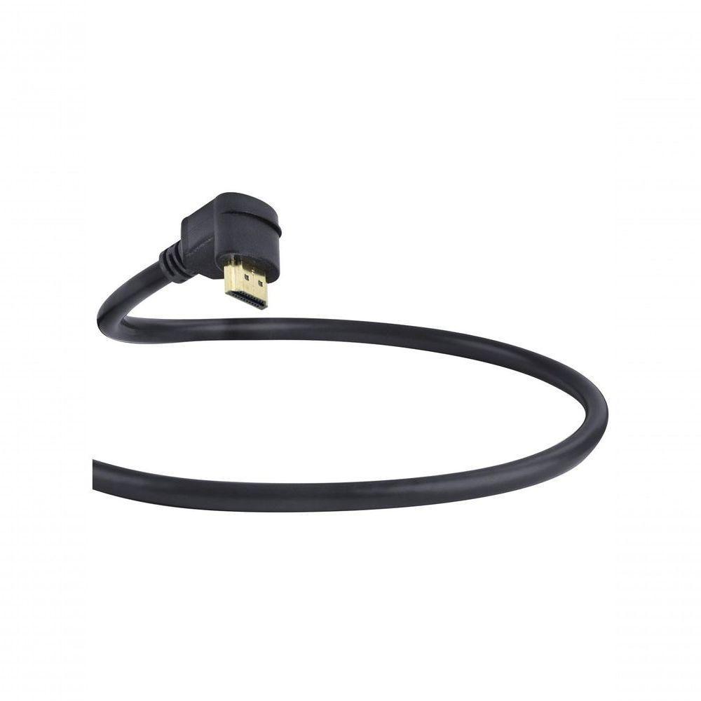 Cabo Hdmi 2.0 4k Ultra Hd 3d Conexão Ethernet Com 01 Conector 90º 2 Metros - H2090-2 - 6