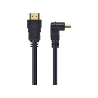 Cabo Hdmi 2.0 4k Ultra Hd 3d Conexão Ethernet Com 01 Conector 90º 2 Metros - H2090-2