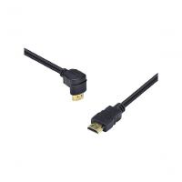 Cabo Hdmi 2.0 4k Ultra Hd 3d Conexão Ethernet Com 01 Conector 90º 2 Metros - H2090-2 - 5