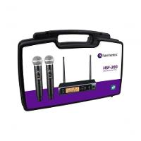 Microfone Sem Fio Harmonics Hsf-200 Duplo