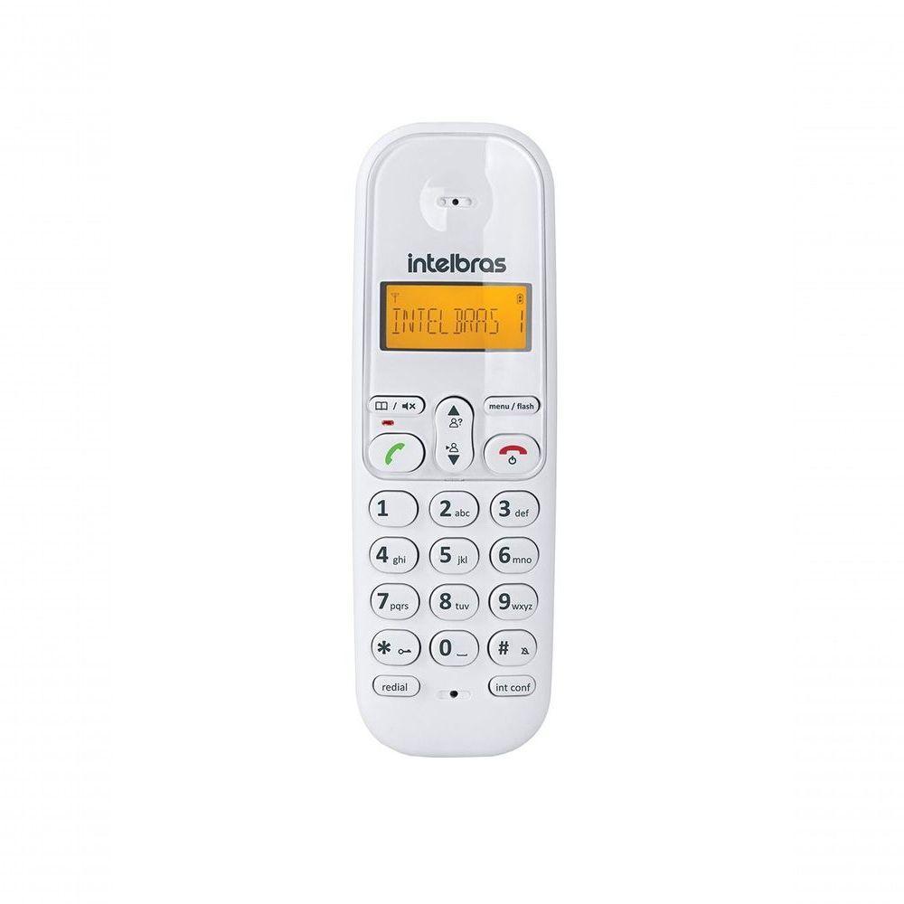 Telefone Sem Fio Intelbras Ts 3110 Branco-vermelho 4123101 - 3