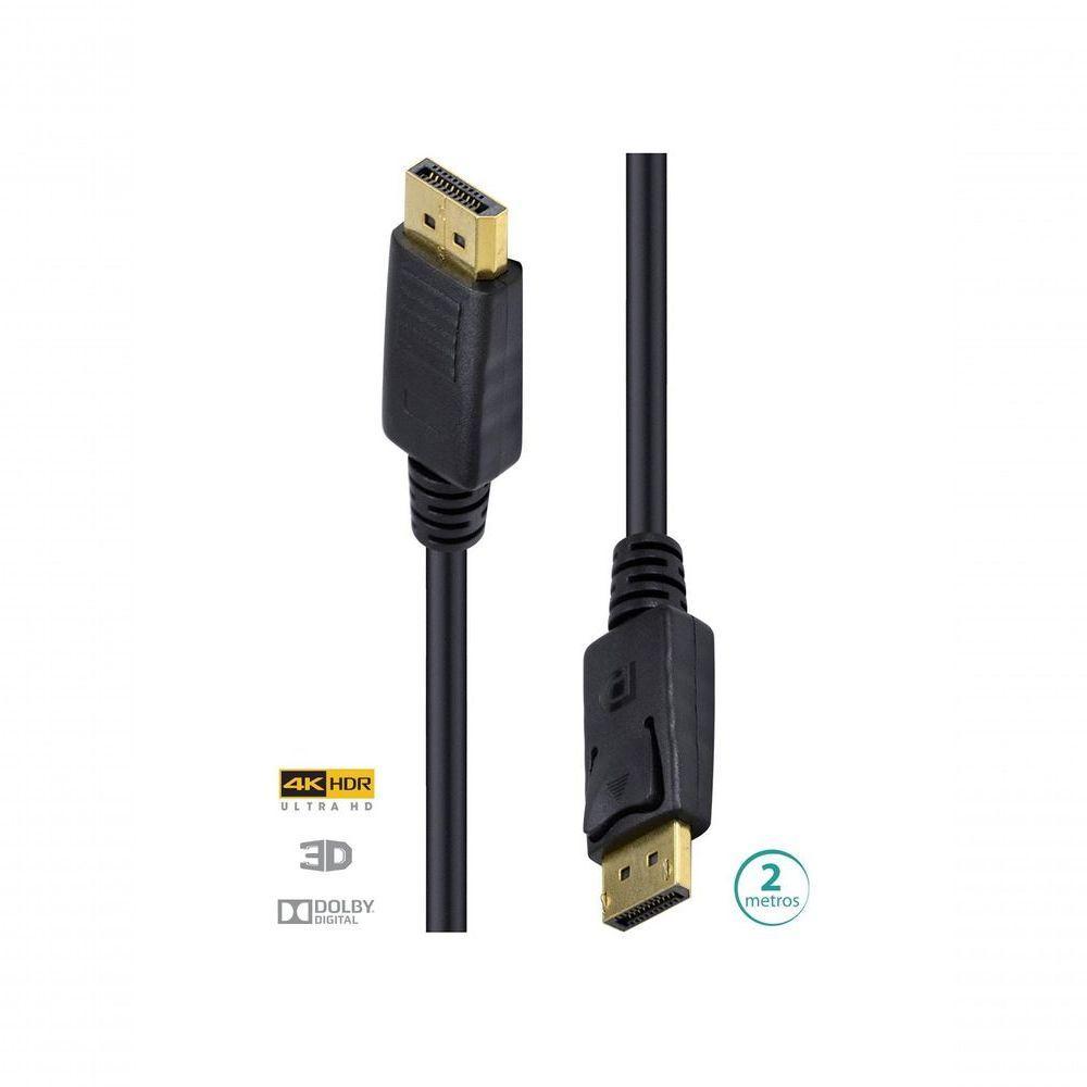 Cabo Displayport 1.3v Ultra Hd 60hz 2 Metros - Dp13-2 - 1