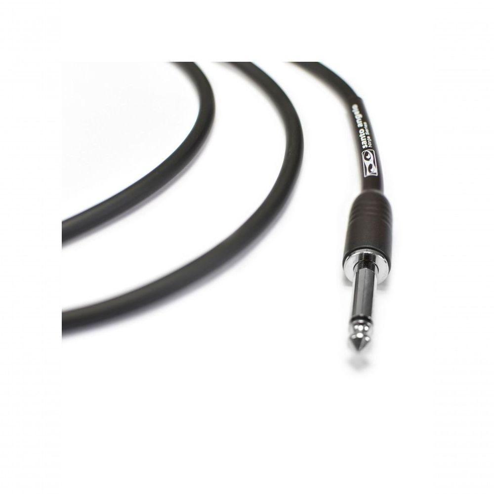 Cabo De Guitarra Ninja Cable 0,20 Mm Conector P10-10 20ft 6,10 Metros Preto - 2