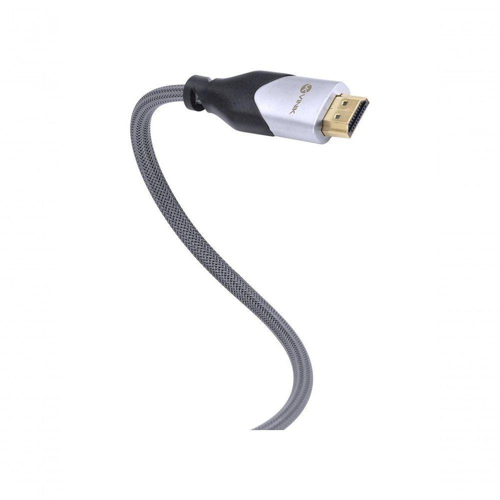 Cabo Hdmi 2.0 4k Ultra Hd 3d Conexão Ethernet Blindado Em Nylon 2 Metros - H20b-2 - 4