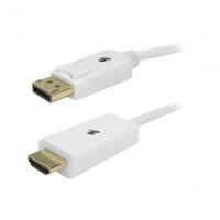 Cabo Displayport Para Hdmi 2m Com Trava Branco 5+ - 1