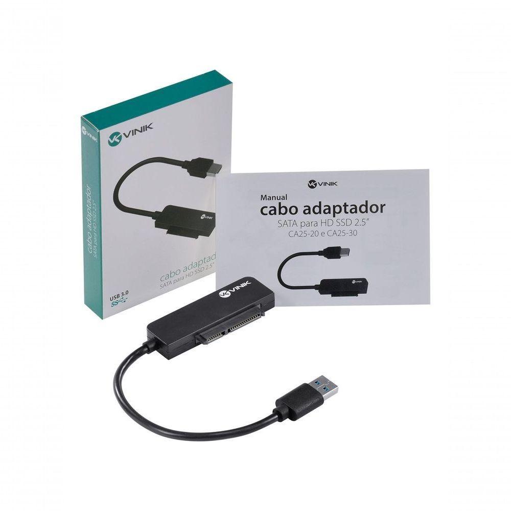 Cabo Adaptador Sata Para Hd Ssd 2.5" Usb 3.0 - Ca25-30 - 6