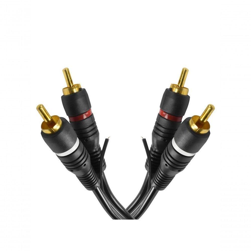 Cabo De Audio Evus C-017 2 Rca Macho X 2 Rca Macho Gold - - 2