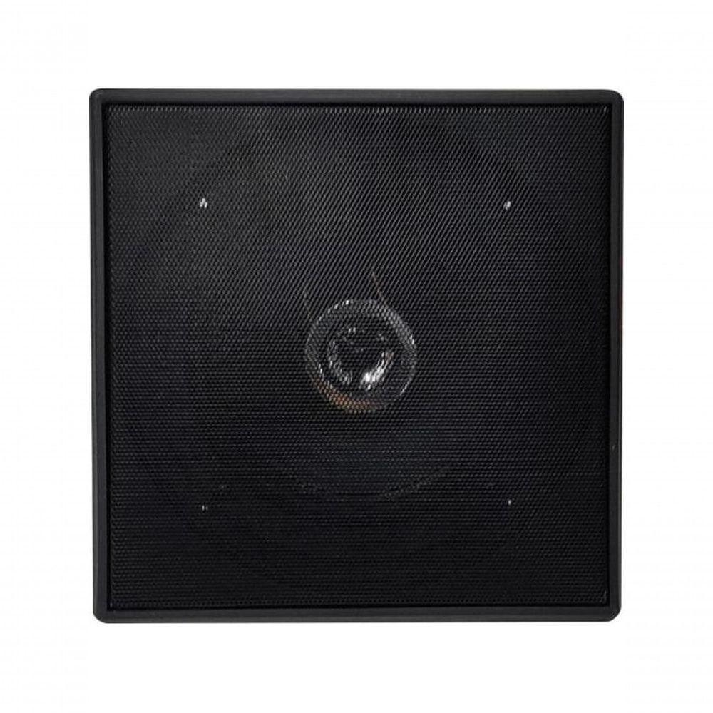 Kit Arandela 6" Leson 2lsquadpt 70w Rms Quadrada Preta -... - 2