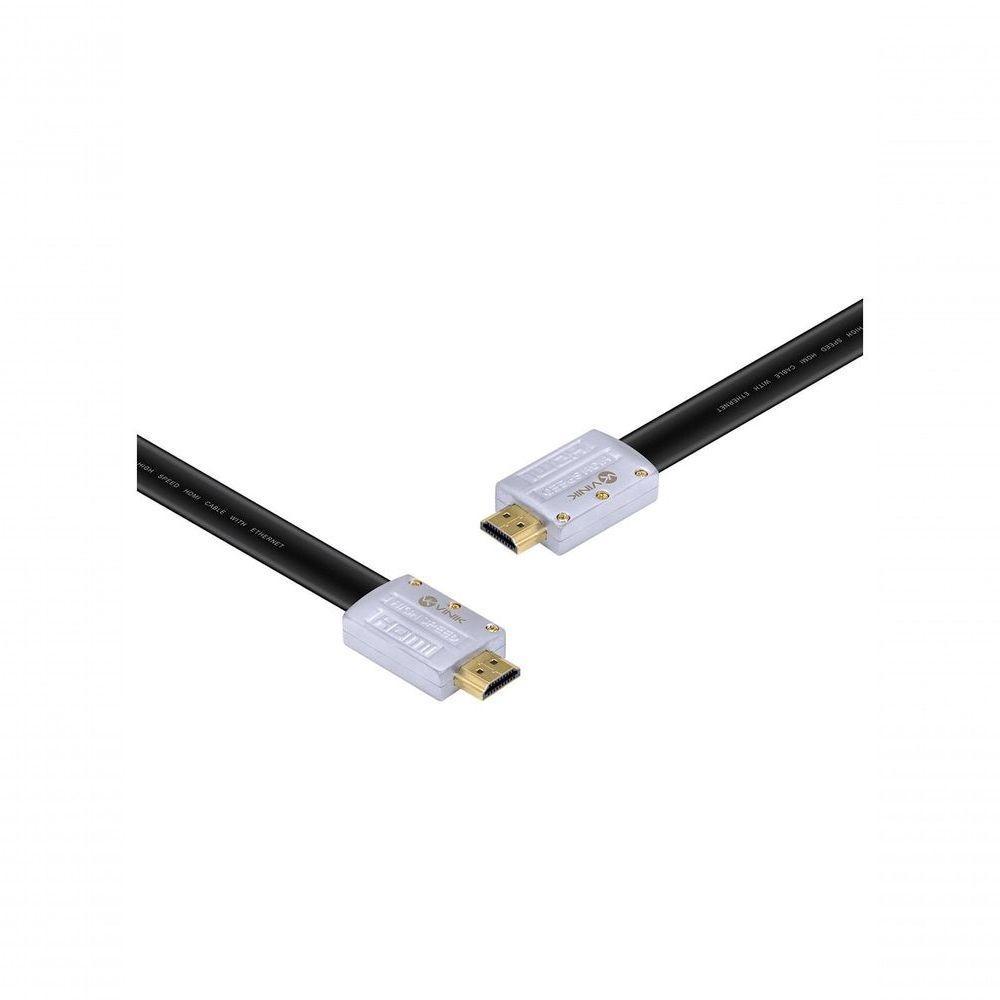 Cabo Hdmi 2.0 4k Ultra Hd 3d Conexão Ethernet Flat Com Conector Desmontável 10 Metros - H20fl-10 - 2