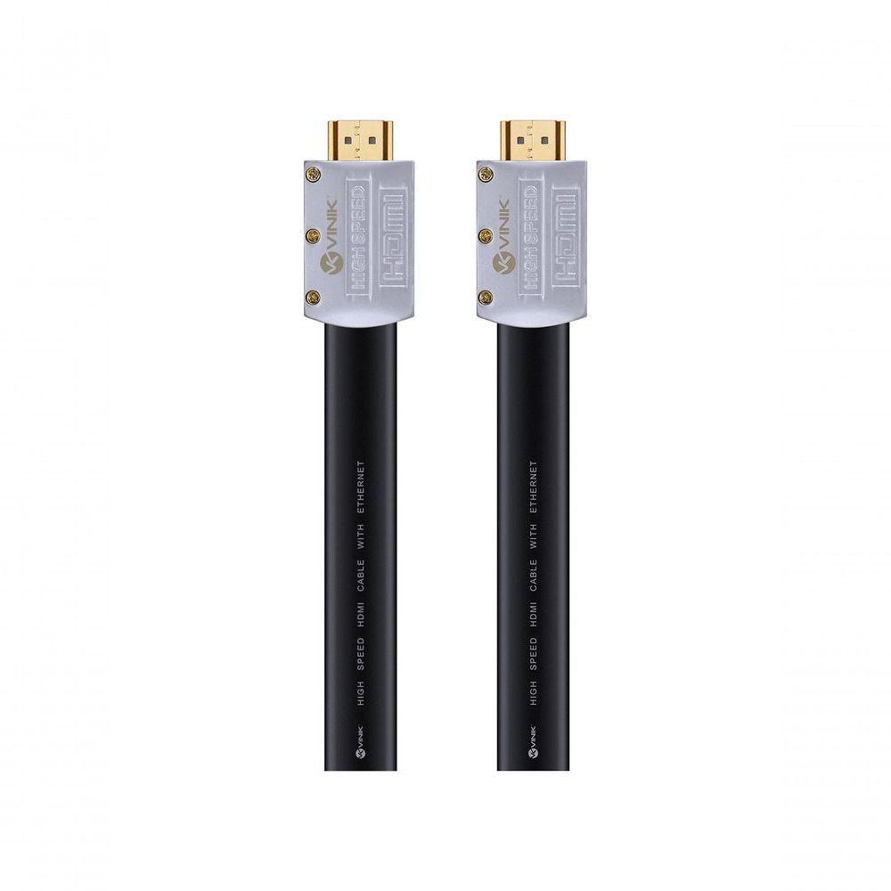 Cabo Hdmi 2.0 4k Ultra Hd 3d Conexão Ethernet Flat Com Conector Desmontável 10 Metros - H20fl-10 - 3