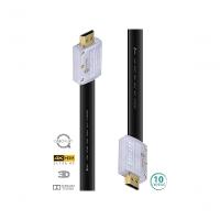 Cabo Hdmi 2.0 4k Ultra Hd 3d Conexão Ethernet Flat Com Conector Desmontável 10 Metros - H20fl-10 - 1