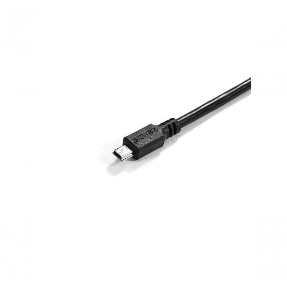 Cabo Usb A 2.0 Macho Para Mini Usb B Macho 28awg Puro Cobre 1 Metro - Puanm2-1 - 7