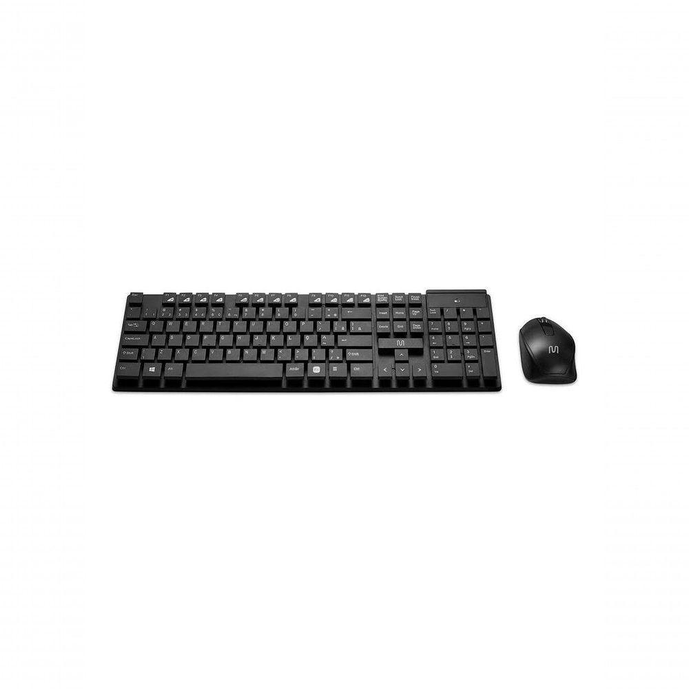 Combo Teclado + Mouse Multilaser Sem Fio 1200dpi - Tc251 - 2