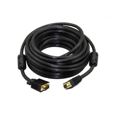 Cabo Nwt Para Monitor Vga Hd15m X Hd15m 20m Preto Com Filtro