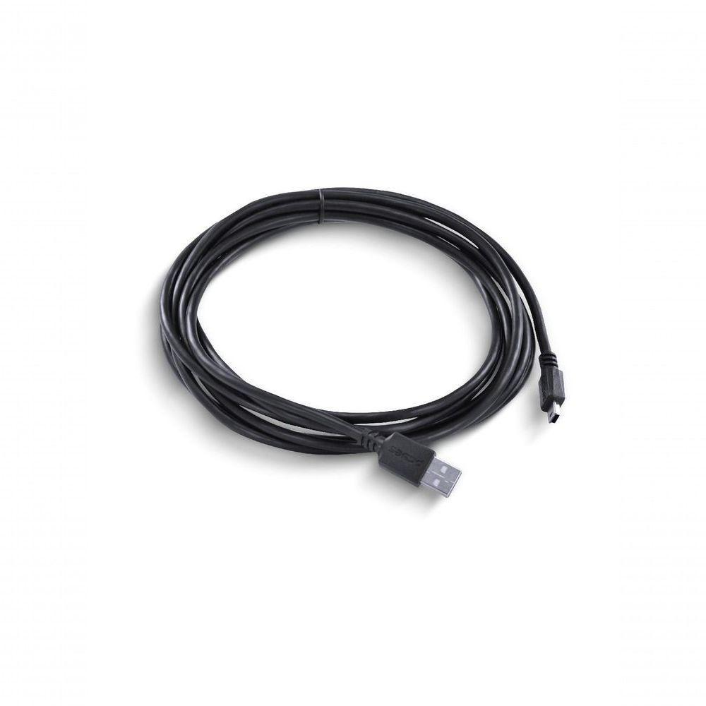 Cabo Usb A 2.0 Macho Para Mini Usb B Macho 28awg Puro Cobre 3 Metros - Puanm2-3 - 5