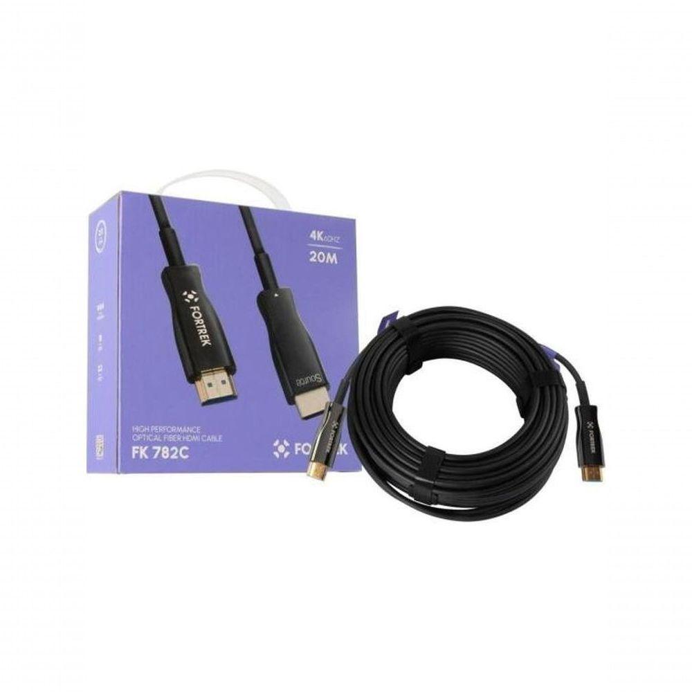 Cabo Hdmi Fibra óptica 4k Fk 782c 20m Fortrek - 1