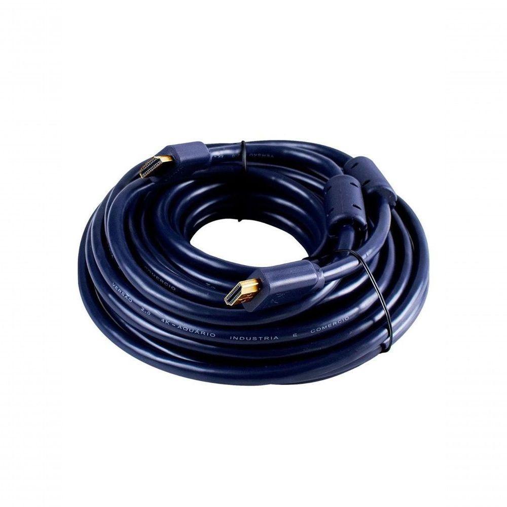 Cabo Hdmi Aquario 4k10 4k Macho X Macho 2.0 10m - 2