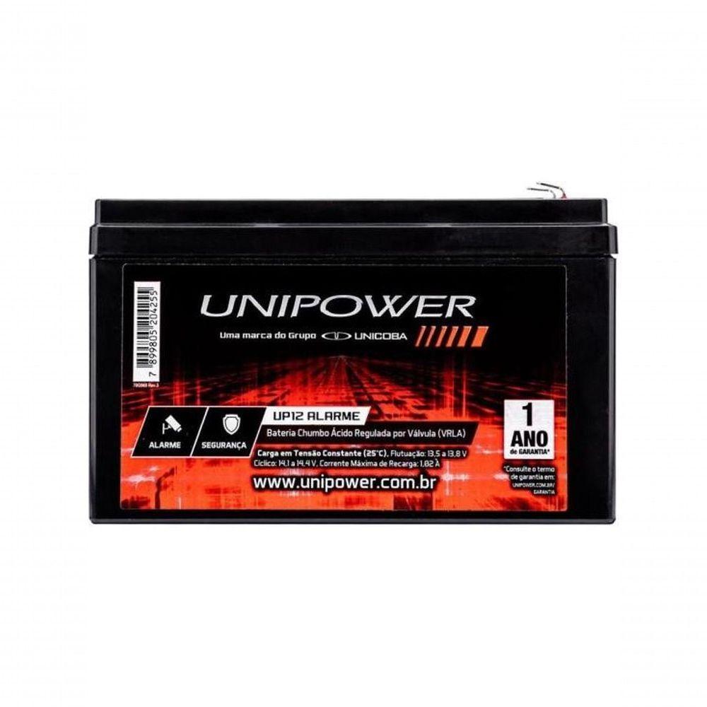 Bateria Selada 12v 4ah Up12 Alarme Unipower - 5