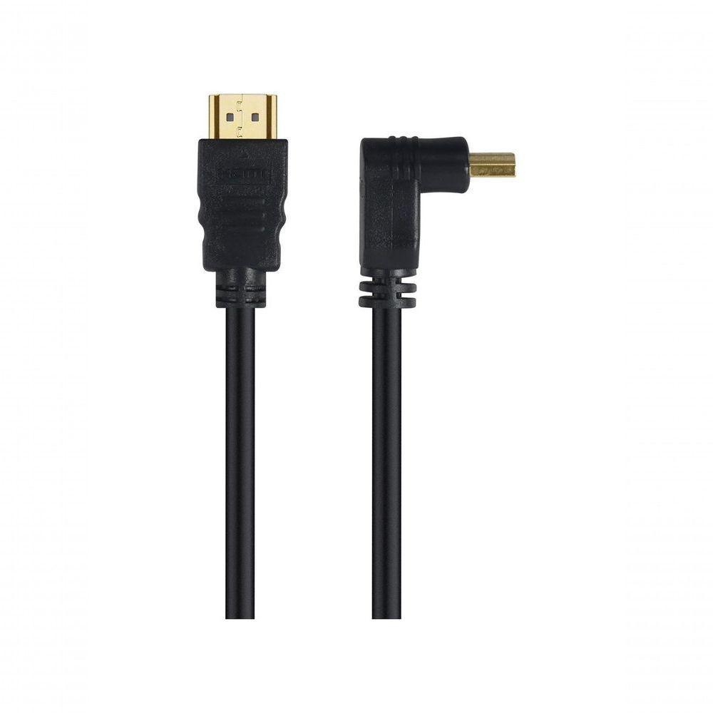 Cabo Hdmi 2.0 4k Ultra Hd 3d Conexão Ethernet Com 01 Conector 90º 5 Metros - H2090-5 - 2