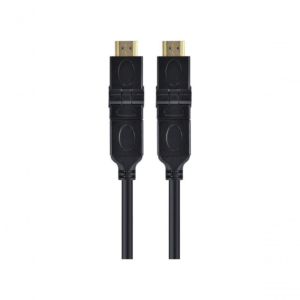 Cabo Hdmi 2.0 4k Ultra Hd 3d Conexão Ethernet Conectores 360° 2 Metros - H20b360-2 - 3