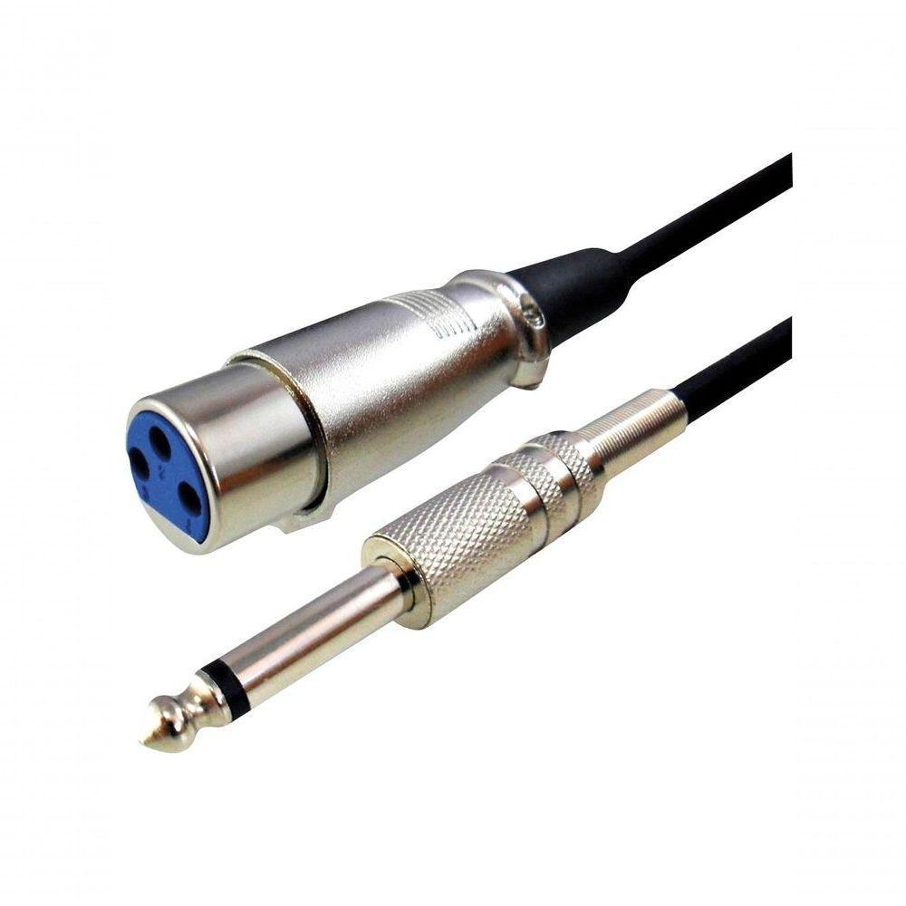 Cabo De Microfone P10 Macho X Cannon Femea - 2