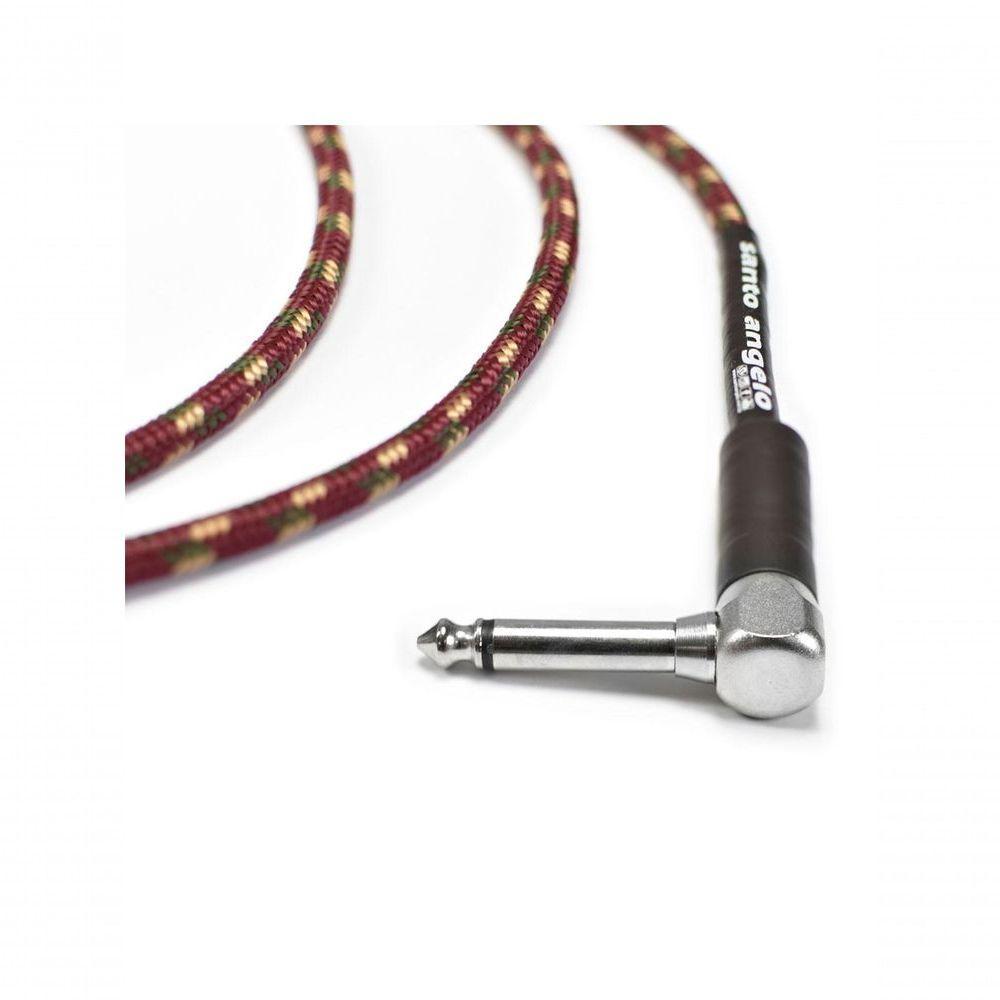 Cabo De Guitarra Angel Tx 0,30mm Conector P10-p10 90º... - 2