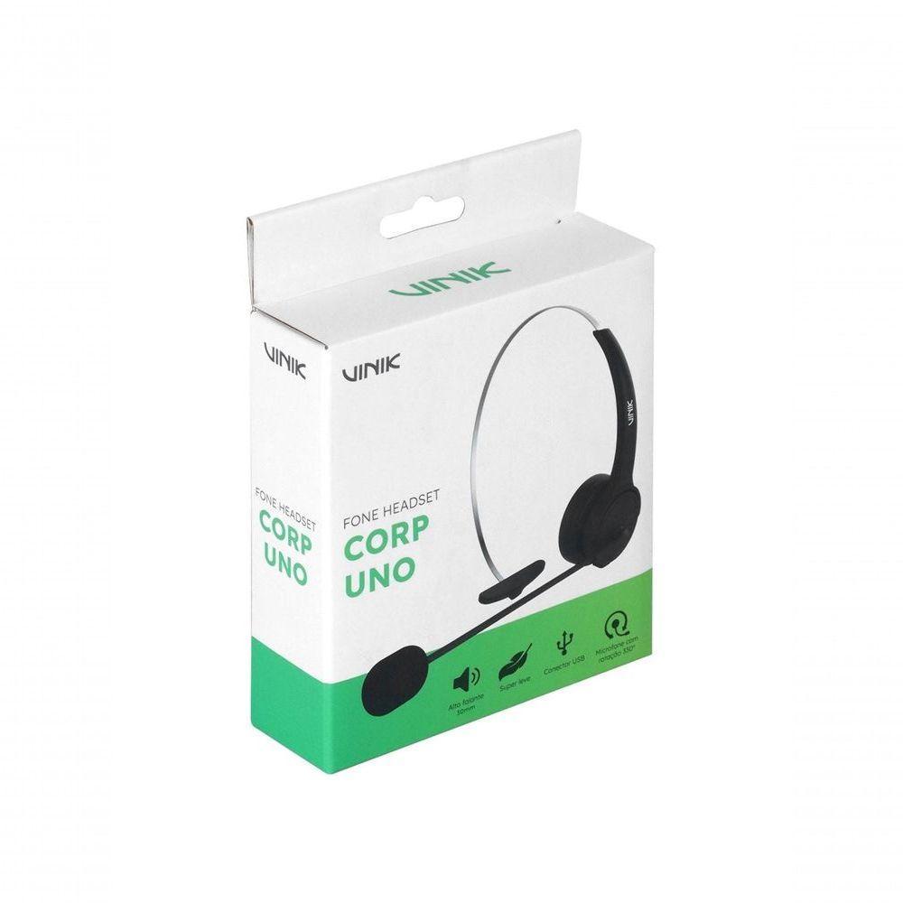 Fone De Ouvido Headset Corp Uno Usb - Vk400 - 2