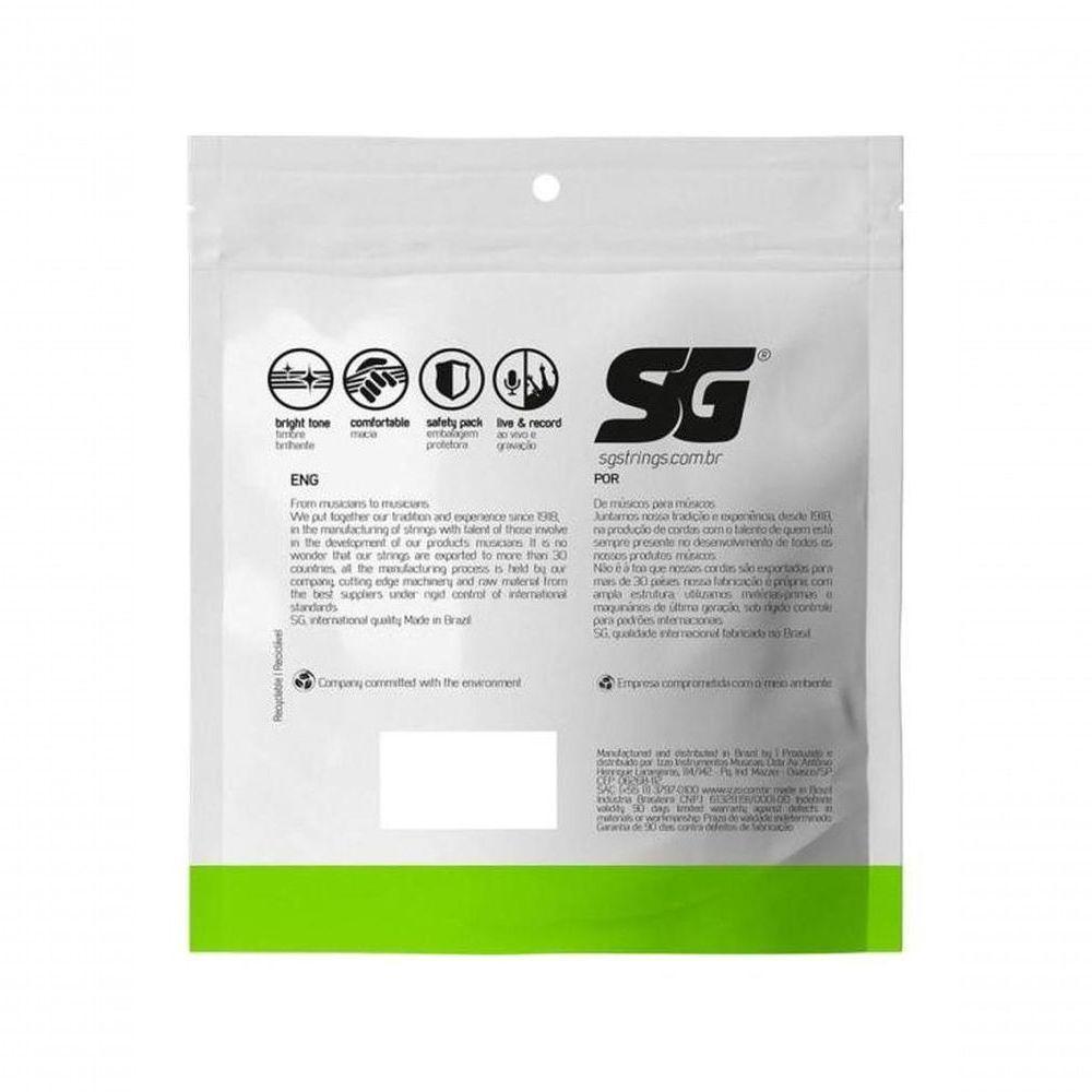 Encordoamento Para Contrabaixo 4 Cordas .045 Light Niquel Sg - 2