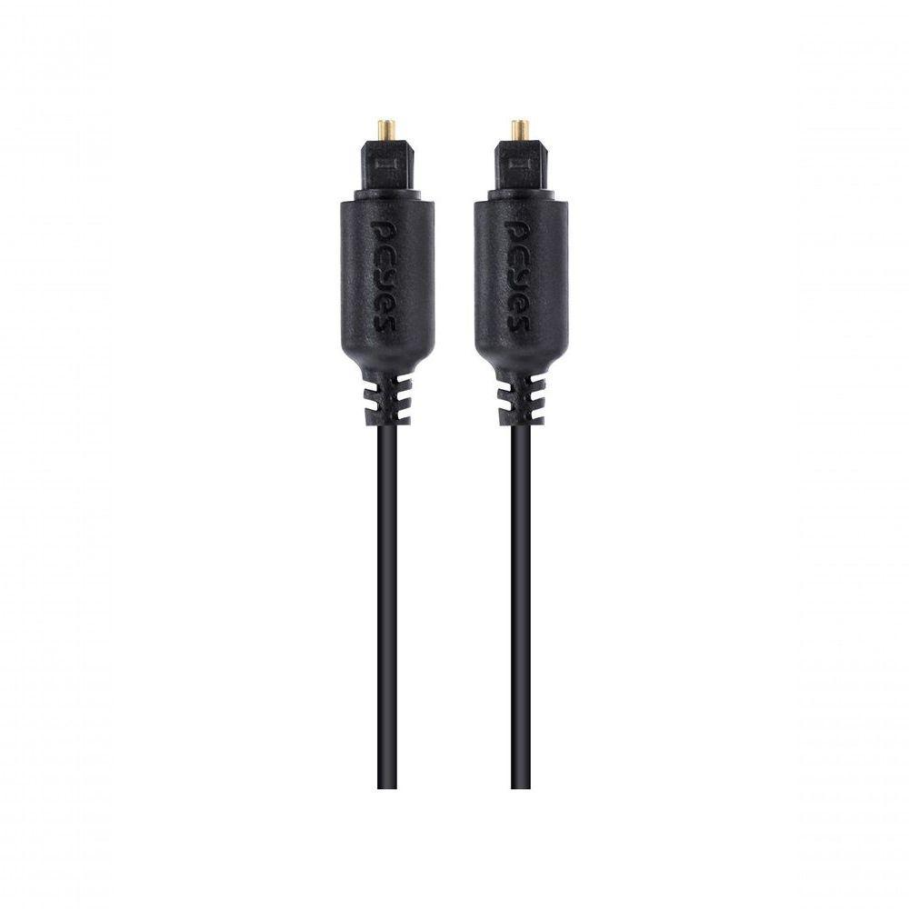 Cabo óptico Digital Toslink Macho 1 Metro - Pod-1 - 3