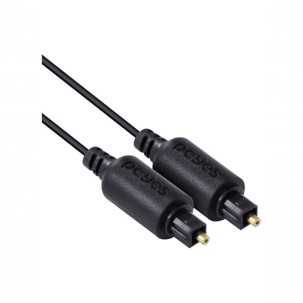 Cabo óptico Digital Toslink Macho 1 Metro - Pod-1 - 4