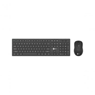 Kit Teclado E Mouse Lecoo Kw201 Sem Fio Preto